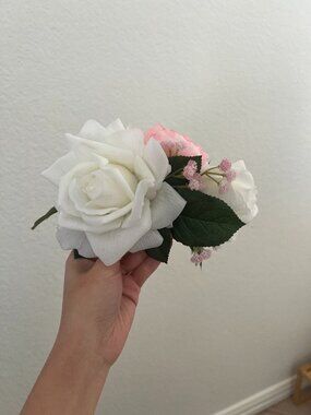 flower hair comb accessory